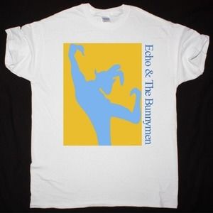 Echo And The Bunnymen 80S Tour White T Shirt
